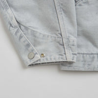 Carhartt OG Detroit Jacket in Black and Black Chalk Wash thumbnail