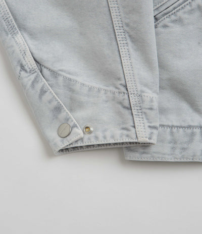 Carhartt OG Detroit Jacket in Black and Black Chalk Wash
