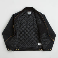 Carhartt OG Detroit Jacket in Black and Black Stone Canvas thumbnail