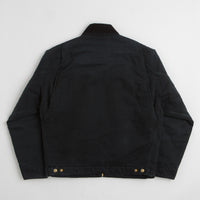 Carhartt OG Detroit Jacket in Black and Black Stone Canvas thumbnail