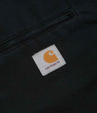 Carhartt OG Detroit Jacket in Black and Black Stone Canvas