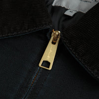 Carhartt OG Detroit Jacket in Black and Black Stone Canvas thumbnail