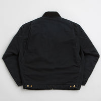 Carhartt OG Detroit Jacket in Black and Black Stone Canvas thumbnail