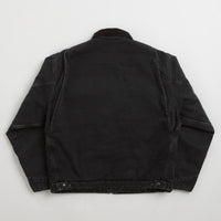 Carhartt OG Detroit Jacket - Black / Black Stone Washed thumbnail