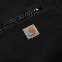 Carhartt OG Detroit Jacket - Black / Black Stone Washed thumbnail