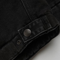 Carhartt OG Detroit Jacket - Black / Black Stone Washed thumbnail