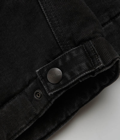 Carhartt OG Detroit Jacket - Black / Black Stone Washed