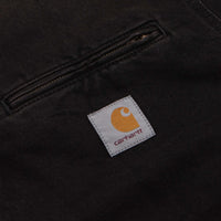 Carhartt OG Detroit Jacket - Black / Black Tobacco Used Wash thumbnail