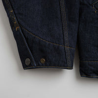 Carhartt OG Detroit Jacket in Blue and Black Rinsed thumbnail