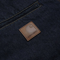 Carhartt OG Detroit Jacket in Blue and Black Rinsed thumbnail