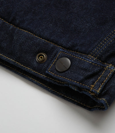 Carhartt OG Detroit Jacket in Blue and Black Rinsed