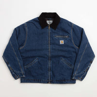Carhartt OG Detroit Jacket - Blue / Black Stone Washed thumbnail