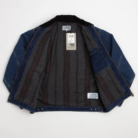 Carhartt OG Detroit Jacket - Blue / Black Stone Washed thumbnail