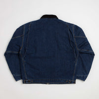 Carhartt OG Detroit Jacket - Blue / Black Stone Washed thumbnail