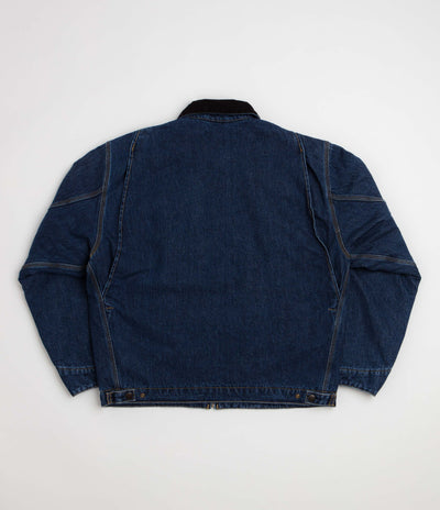 Carhartt OG Detroit Jacket - Blue / Black Stone Washed