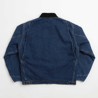 Carhartt OG Detroit Jacket - Blue / Black Stone Washed thumbnail