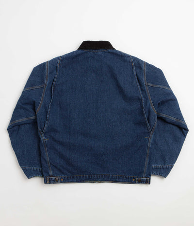 Carhartt OG Detroit Jacket - Blue / Black Stone Washed
