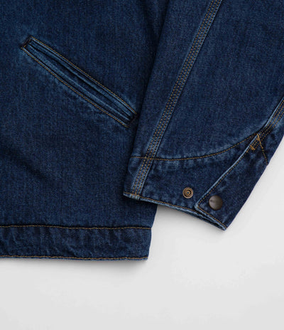 Carhartt OG Detroit Jacket - Blue / Black Stone Washed