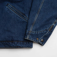 Carhartt OG Detroit Jacket - Blue / Black Stone Washed thumbnail