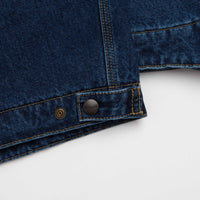 Carhartt OG Detroit Jacket - Blue / Black Stone Washed thumbnail