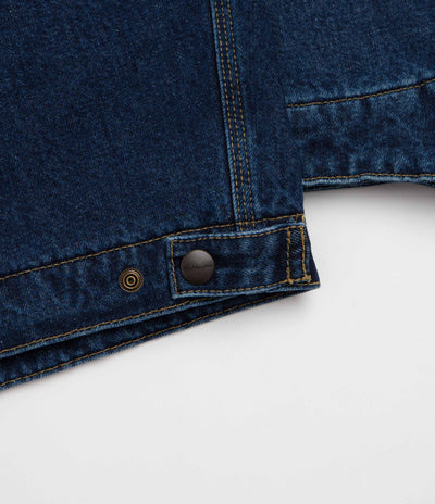 Carhartt OG Detroit Jacket - Blue / Black Stone Washed