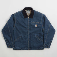 Carhartt OG Detroit Jacket - Blue / Dark Navy Stone Washed thumbnail