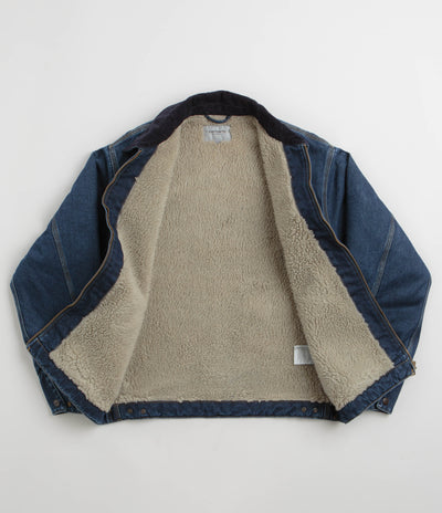 Carhartt OG Detroit Jacket - Blue / Dark Navy Stone Washed