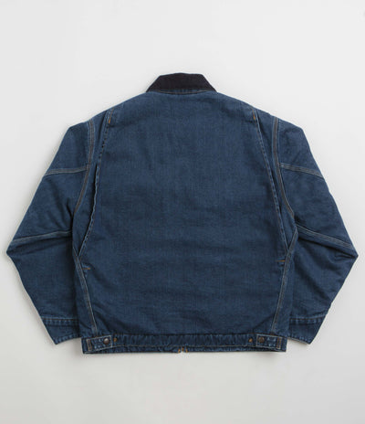 Carhartt OG Detroit Jacket - Blue / Dark Navy Stone Washed
