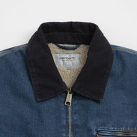 Carhartt OG Detroit Jacket - Blue / Dark Navy Stone Washed thumbnail