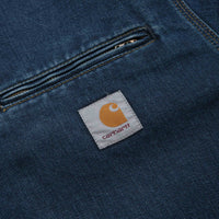 Carhartt OG Detroit Jacket - Blue / Dark Navy Stone Washed thumbnail