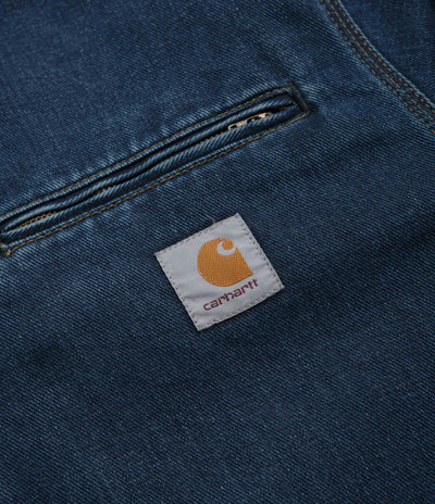 Carhartt OG Detroit Jacket - Blue / Dark Navy Stone Washed
