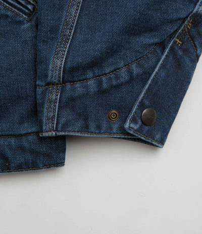 Carhartt OG Detroit Jacket - Blue / Dark Navy Stone Washed