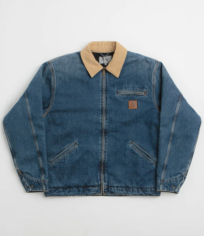 Carhartt OG Detroit Jacket in Blue and Dusty Hamilton Brown