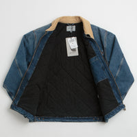 Carhartt OG Detroit Jacket in Blue and Dusty Hamilton Brown thumbnail