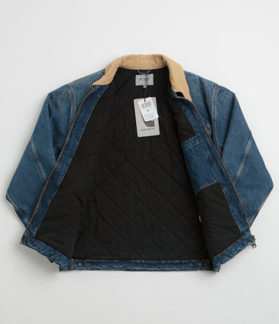 Carhartt OG Detroit Jacket in Blue and Dusty Hamilton Brown
