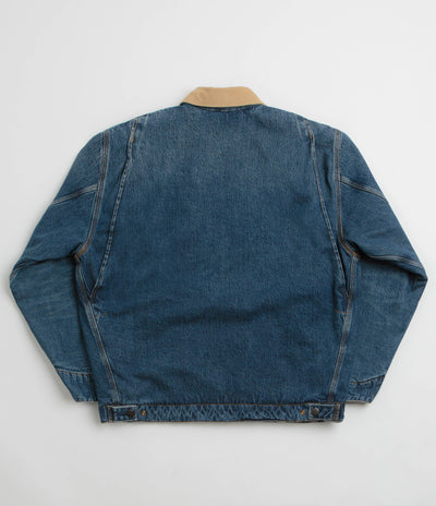 Carhartt OG Detroit Jacket in Blue and Dusty Hamilton Brown