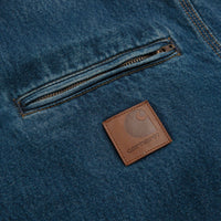 Carhartt OG Detroit Jacket in Blue and Dusty Hamilton Brown thumbnail