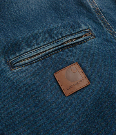 Carhartt OG Detroit Jacket in Blue and Dusty Hamilton Brown