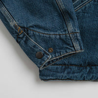 Carhartt OG Detroit Jacket in Blue and Dusty Hamilton Brown thumbnail