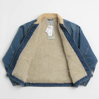 Carhartt OG Detroit Jacket in Blue and Dusty Hamilton Brown Dark Wash thumbnail