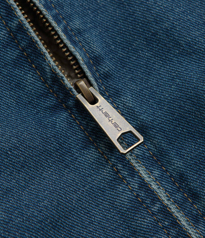 Carhartt OG Detroit Jacket in Blue and Dusty Hamilton Brown Dark Wash