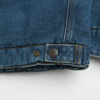 Carhartt OG Detroit Jacket in Blue and Dusty Hamilton Brown Dark Wash thumbnail