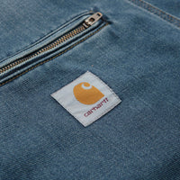 Carhartt OG Detroit Jacket in Blue and Dusty Hamilton Brown Dark Wash thumbnail