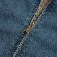 Carhartt OG Detroit Jacket in Blue and Dusty Hamilton Brown Dark Wash thumbnail