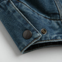 Carhartt OG Detroit Jacket in Blue and Dusty Hamilton Brown Dark Wash thumbnail