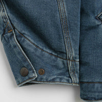 Carhartt OG Detroit Jacket in Blue and Dusty Hamilton Brown Dark Wash thumbnail