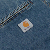 Carhartt OG Detroit Jacket - Blue / Dusty Hamilton Brown Old Used Wash thumbnail