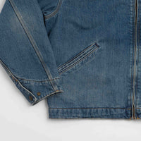 Carhartt OG Detroit Jacket - Blue / Dusty Hamilton Brown Old Used Wash thumbnail