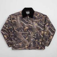 Carhartt OG Detroit Jacket - Camo Feather Tree / Black / Black Heavy Stone Wash thumbnail