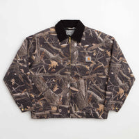Carhartt OG Detroit Jacket - Camo Feather Tree / Black / Black Heavy Stone Wash thumbnail
